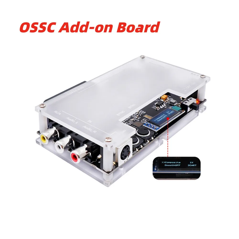 Двойной режимный Выравнивающий HD-видеоконвертер OSSC, дополнительная плата, HD-видеоконвертер для игровых консолей NTSC PAL в стиле ретро
Двойной режимный Выравнивающий HD-видеоконвертер OSSC, дополнительная плата, HD-видеоконвертер для игровых консолей NTSC PAL в стиле ретро