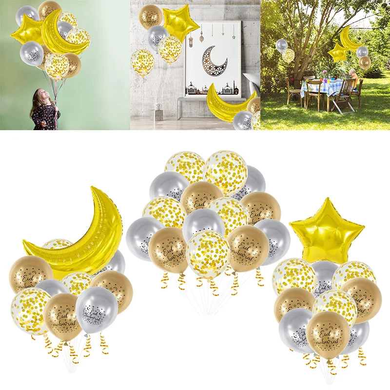 Eid Mubarak Moon Star Balloon Kareem Latex Ballon Ramadan Muslim Decor Ramadan Kareem Decor Festival Party Decoration Supplies
Eid Mubarak Moon Star Balloon Kareem Latex Ballon Ramadan Muslim Decor Ramadan Kareem Decor Festival Party Decoration Supplies