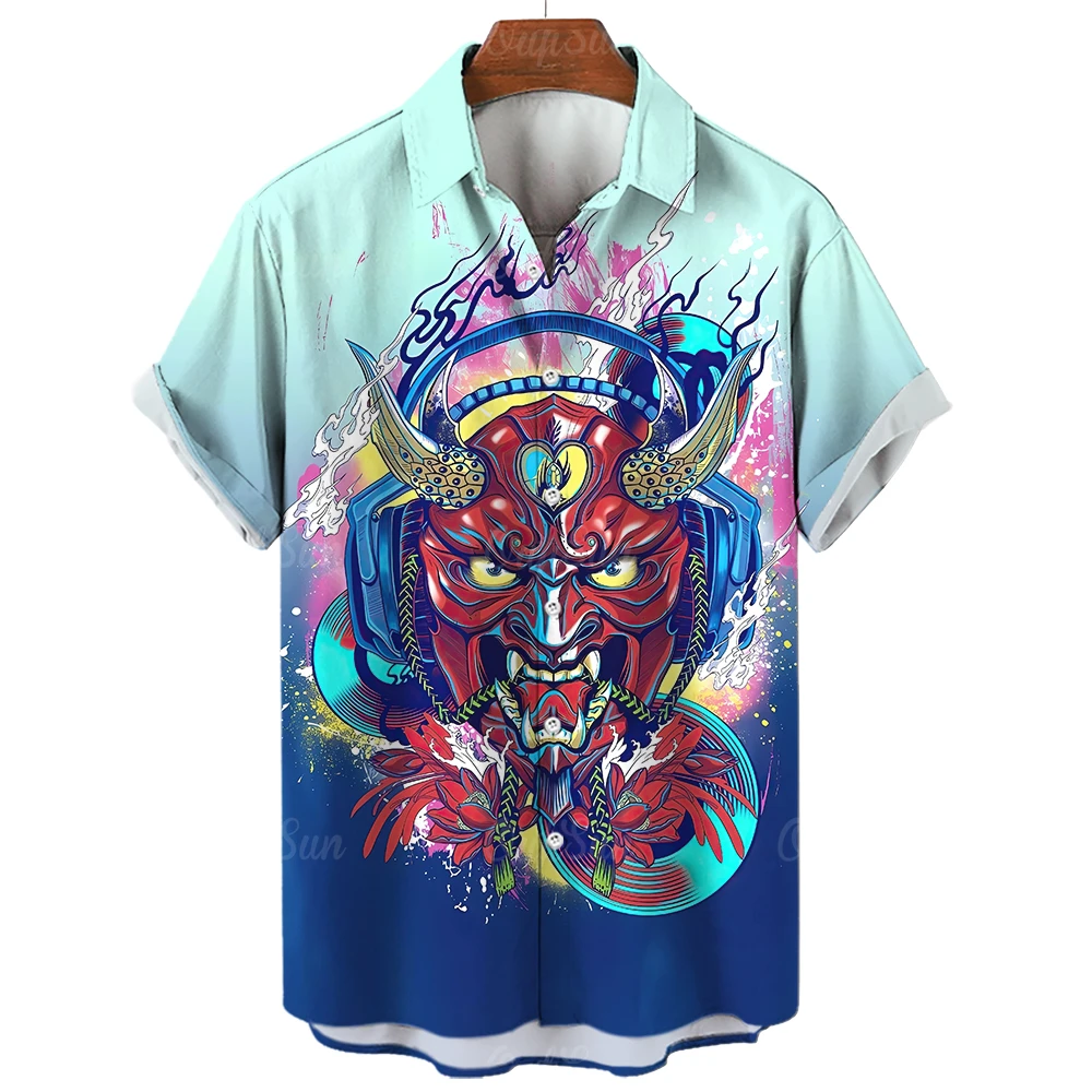 Brand New 3d Myth Retro Warrior Men's Hawaiian Lapel Men's Shirt Summer Shirts Lionfish Dragon Print Short Sleeve Loose Blouse
Brand New 3d Myth Retro Warrior Men's Hawaiian Lapel Men's Shirt Summer Shirts Lionfish Dragon Print Short Sleeve Loose Blouse