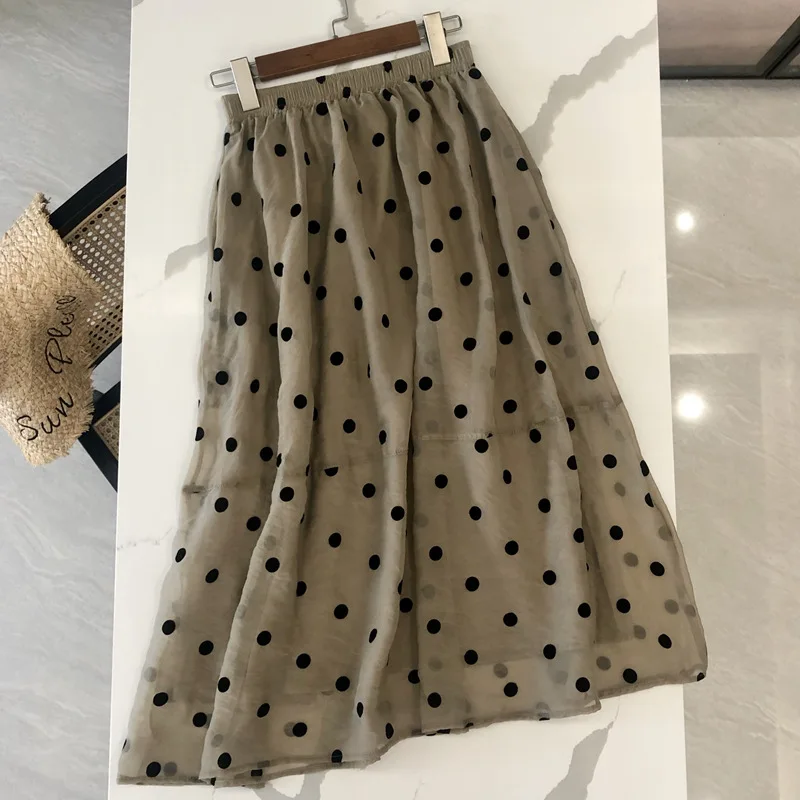 2023 Summer New Elastic High Waist Thin Sweet Bubble Mesh Skirt Casual Simple Loose Elegant Women Long Skirt Tide Free Shipping
2023 Summer New Elastic High Waist Thin Sweet Bubble Mesh Skirt Casual Simple Loose Elegant Women Long Skirt Tide Free Shipping