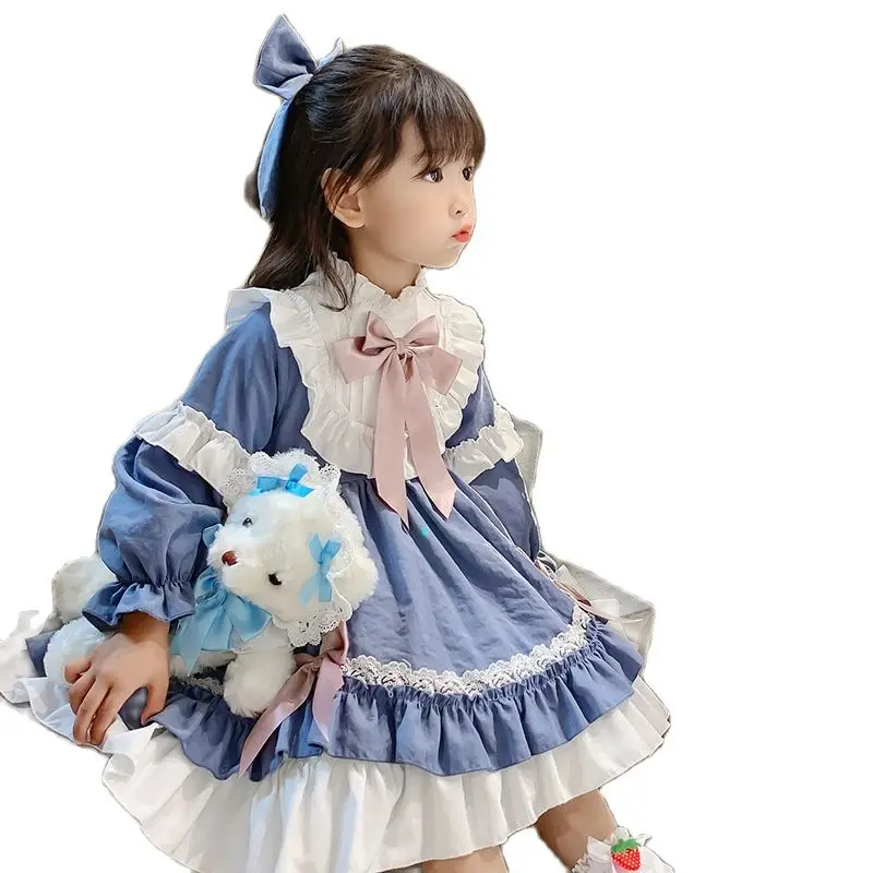 Bowknot Spanish Girl Lolita Princess Dress Autumn And Winter Children's Dress Winter Girl Baby Skirt Children's Clothing
Bowknot Spanish Girl Lolita Princess Dress Autumn And Winter Children's Dress Winter Girl Baby Skirt Children's Clothing