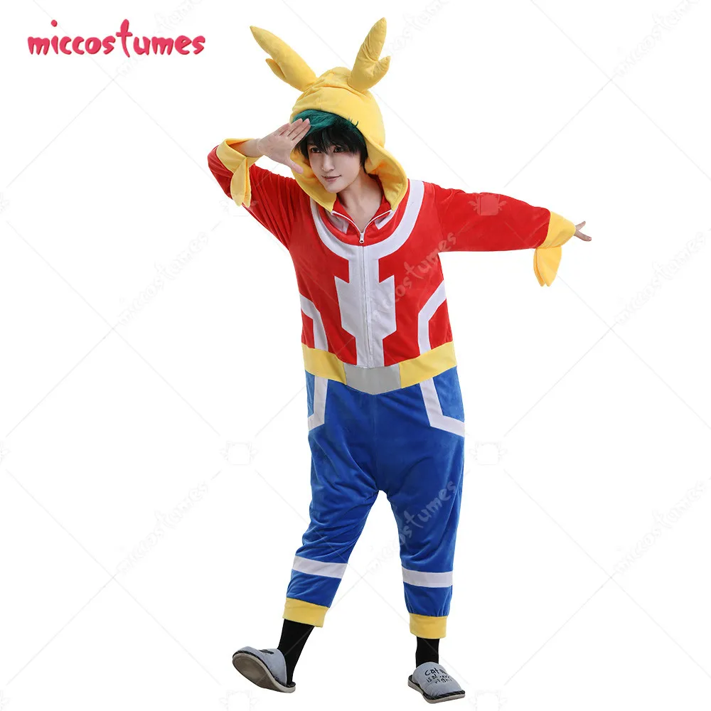 MHA Midoriya Izuku Deku Cotton Linen All Might Derivated Pajama Jumpsuit Soft Sleepwear Cosplay Costume
MHA Midoriya Izuku Deku Cotton Linen All Might Derivated Pajama Jumpsuit Soft Sleepwear Cosplay Costume