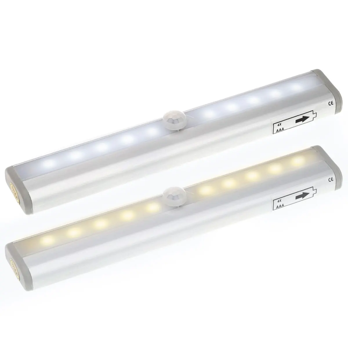 NEW 10 LED Closet Light PIR Motion Sensor Under Cabinet Light Wireless Battery Powered Closet Light Bar with Magnetic Base
NEW 10 LED Closet Light PIR Motion Sensor Under Cabinet Light Wireless Battery Powered Closet Light Bar with Magnetic Base