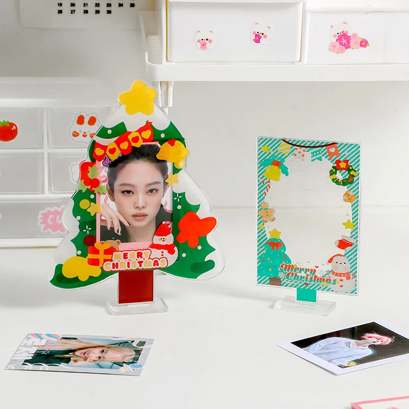 Christmas Photo Album Star Cards Holder Kpop Acrylic Photocard Holder Kawaii Card Holder Girls Bus Card ID Holder Stand Bracket
Christmas Photo Album Star Cards Holder Kpop Acrylic Photocard Holder Kawaii Card Holder Girls Bus Card ID Holder Stand Bracket
