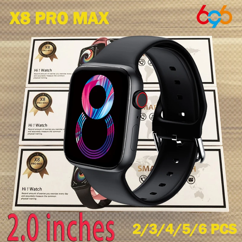 Большие Смарт-часы X8 Pro Max 2,0 с напоминанием о сообщениях Смарт-часы с музыкальным звонком спортивный мониторинг сна с пульсометром PK X9 i7 Pro DT8 IW8
Большие Смарт-часы X8 Pro Max 2,0 с напоминанием о сообщениях Смарт-часы с музыкальным звонком спортивный мониторинг сна с пульсометром PK X9 i7 Pro DT8 IW8