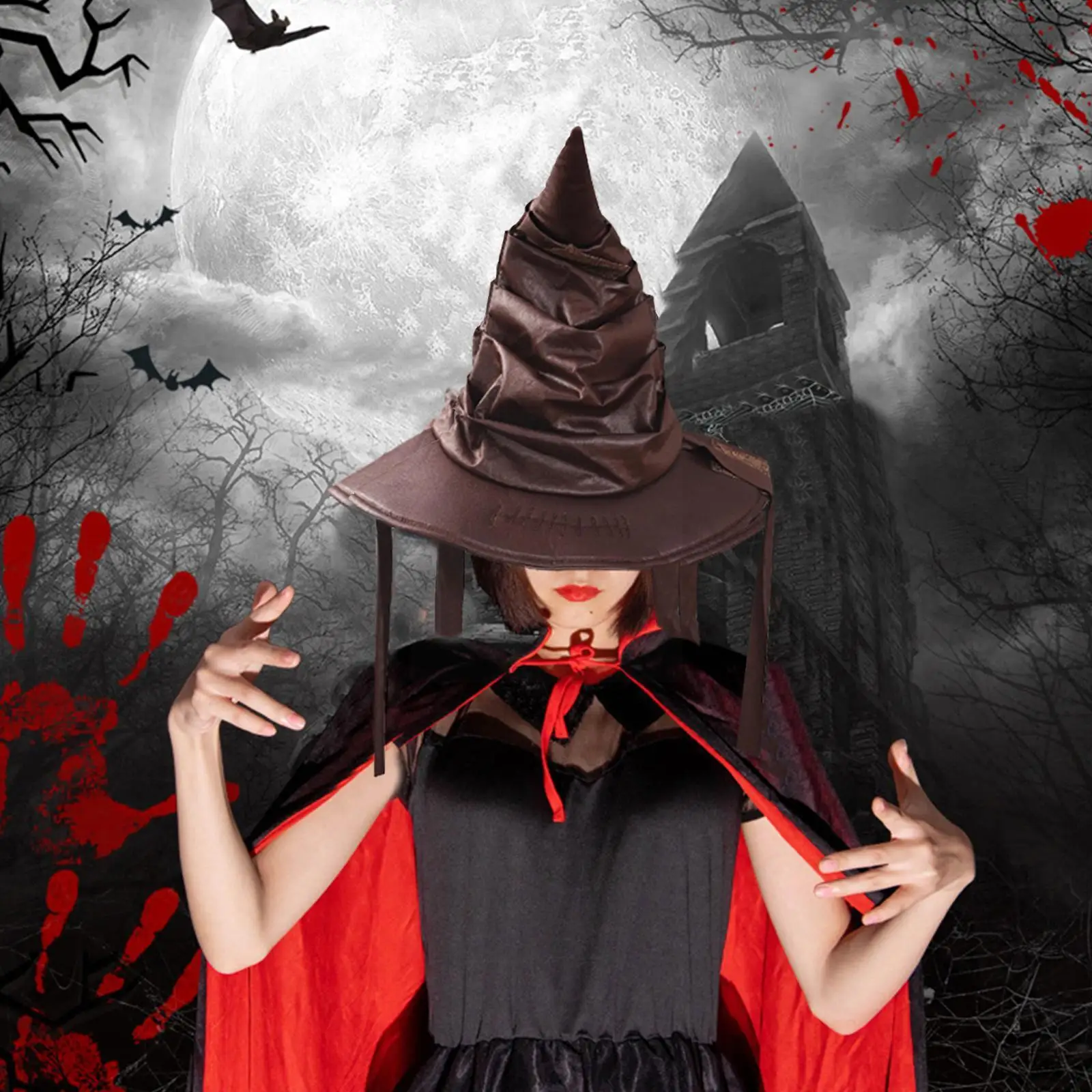 Halloween Wizard Hat Men's And Women's Cosplay Witch Performance Decoration Halloween Supplies Hat Halloween Cosplay Gift A4h7
Halloween Wizard Hat Men's And Women's Cosplay Witch Performance Decoration Halloween Supplies Hat Halloween Cosplay Gift A4h7