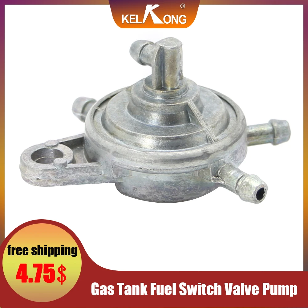 KELKONG 3-way inline Vacuum Fuel Petcock / Fuel Valve / Fuel Cock / for Chinese GY6 50 125 150 cc Scooter Moped ATV Sunl Roketa
KELKONG 3-way inline Vacuum Fuel Petcock / Fuel Valve / Fuel Cock / for Chinese GY6 50 125 150 cc Scooter Moped ATV Sunl Roketa