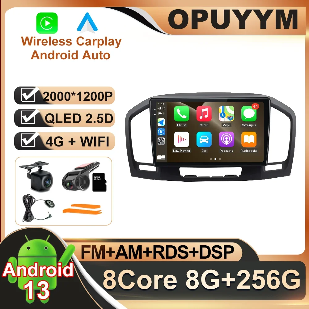 

Автомагнитола на Android 13 для Buick regal 2009-2013, автомагнитола DSP No 2din ADAS, Wi-Fi, стерео, RDS, AHD, видео, мультимедиа, 4G, LTE, BT, QLED