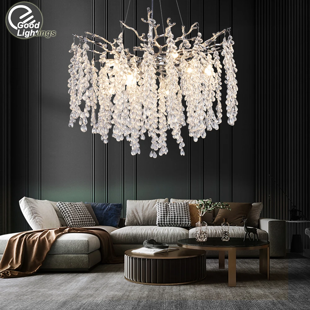 Chrome Crystal Tree Branch Chandelier For Living Room Dining Room Foyer Nordic Lustre Grape Bunch Crystal Led Ceiling Chandelier
Chrome Crystal Tree Branch Chandelier For Living Room Dining Room Foyer Nordic Lustre Grape Bunch Crystal Led Ceiling Chandelier