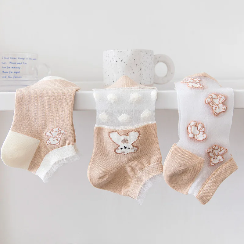 Носки-лодочки Bear женские, милые хлопковые в стиле пэчворк, в полоску, летние классические 
Носки-лодочки Bear женские, милые хлопковые в стиле пэчворк, в полоску, летние классические