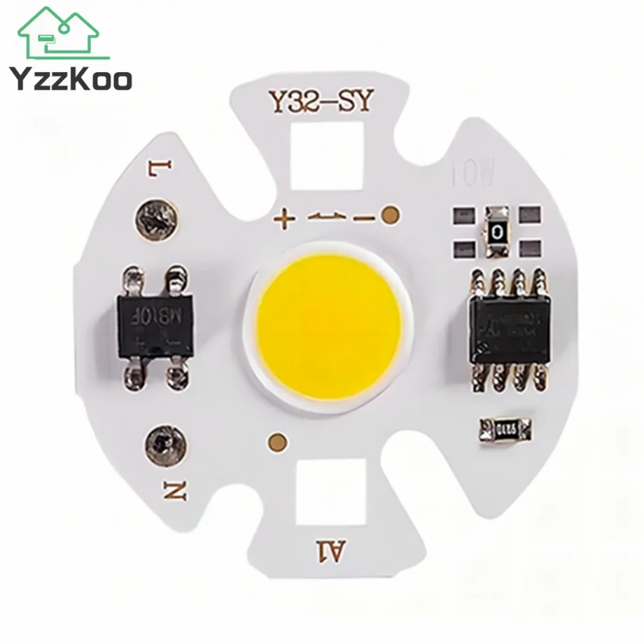 YzzKoo Y32 COB LED Chip Lamp Matrix AC 220V 3W 5W 7W 9W 12W For Floodlight Spotlight No Need Drive Projector Light Bulb Beads
YzzKoo Y32 COB LED Chip Lamp Matrix AC 220V 3W 5W 7W 9W 12W For Floodlight Spotlight No Need Drive Projector Light Bulb Beads