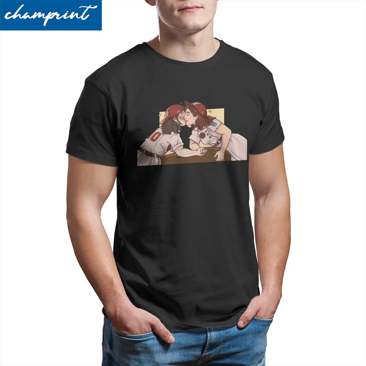 A League of Their Own T-Shirts for Men Lgbt Baseball Movie Novelty Cotton Tee Shirt O Neck Short Sleeve T Shirts Unique Clothes
A League of Their Own T-Shirts for Men Lgbt Baseball Movie Novelty Cotton Tee Shirt O Neck Short Sleeve T Shirts Unique Clothes