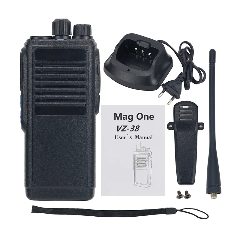 VZ-38 Walkie Talkie UHF Radio 400-470MHz Handheld Transceiver 16 каналов для Motorola Mag One
VZ-38 Walkie Talkie UHF Radio 400-470MHz Handheld Transceiver 16 каналов для Motorola Mag One