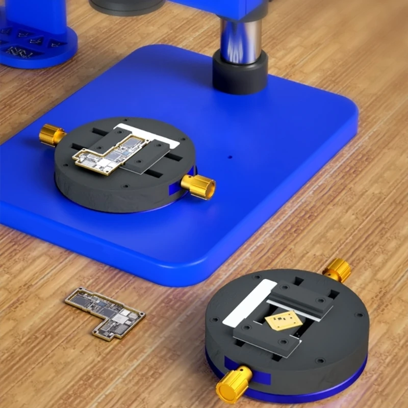 MK1 Fixture Phone Chip Motherboard Clamping Base for BGA Stencil 360° Rotation 
MK1 Fixture Phone Chip Motherboard Clamping Base for BGA Stencil 360° Rotation