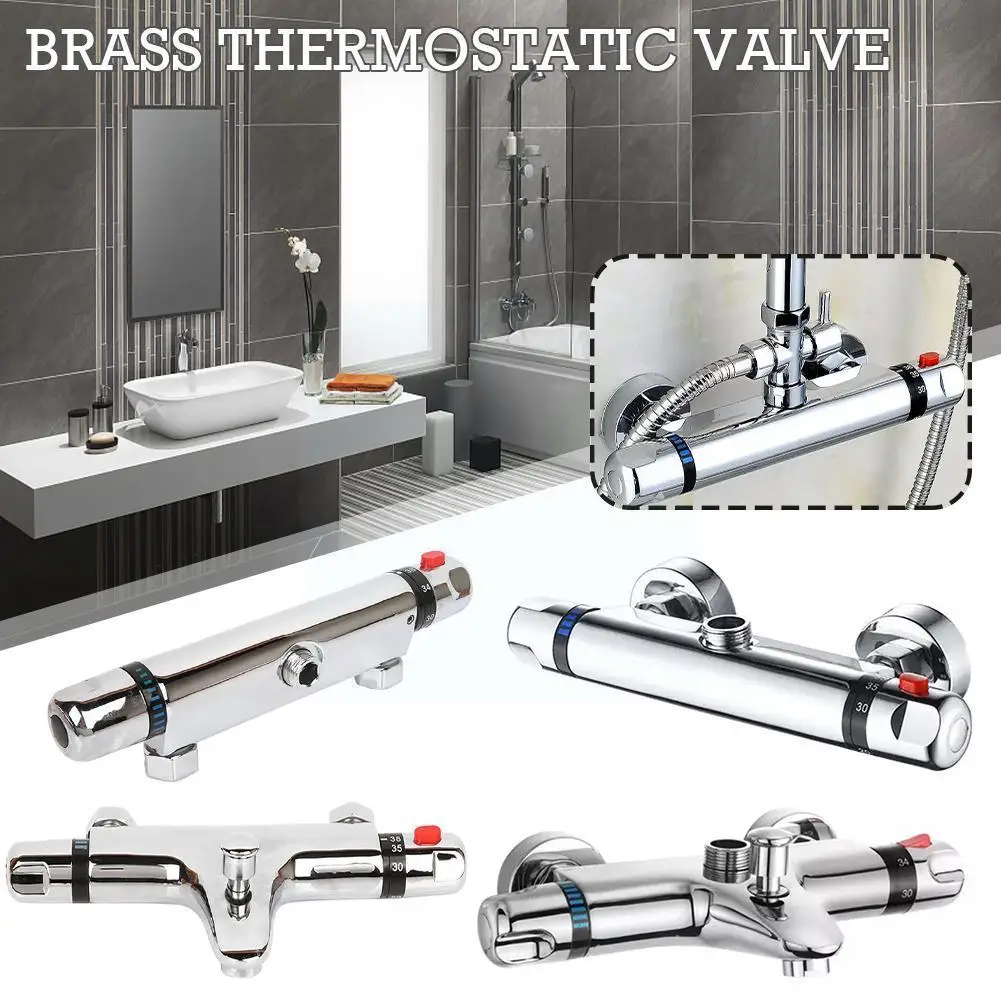 All Copper Thermostatic Faucet Solar Water Heater Concealed Faucet Thermostatic Mixing Valve Shower Thermostatic W3D9
All Copper Thermostatic Faucet Solar Water Heater Concealed Faucet Thermostatic Mixing Valve Shower Thermostatic W3D9