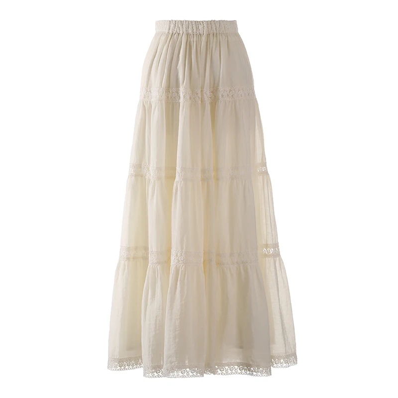 PHOEBE HZ 2023 Summer New Style Carton Drope Folds Design Half-body Skirt Female A Line Casual Sweet Lace Tiered Skirt Women 
PHOEBE HZ 2023 Summer New Style Carton Drope Folds Design Half-body Skirt Female A Line Casual Sweet Lace Tiered Skirt Women