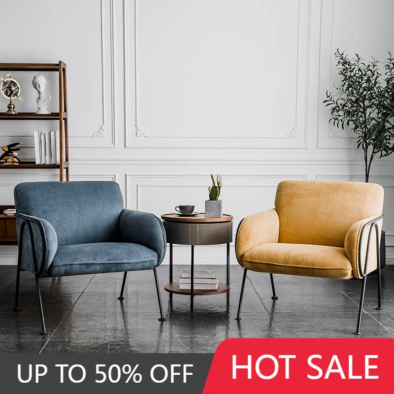 Single Sofa Chair Nordic Style Ergonomic Leisure Chairs Living Room Design Vintage Comfort Upholstery Fauteuil Luxury Furniture
Single Sofa Chair Nordic Style Ergonomic Leisure Chairs Living Room Design Vintage Comfort Upholstery Fauteuil Luxury Furniture