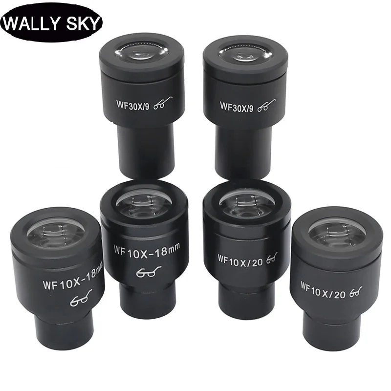 One Pair Biological Microscope Eyepiece WF10X WF30X High Eye-Point Wide Field with Mounting Size 23.2mm Optical Glass Lens
One Pair Biological Microscope Eyepiece WF10X WF30X High Eye-Point Wide Field with Mounting Size 23.2mm Optical Glass Lens