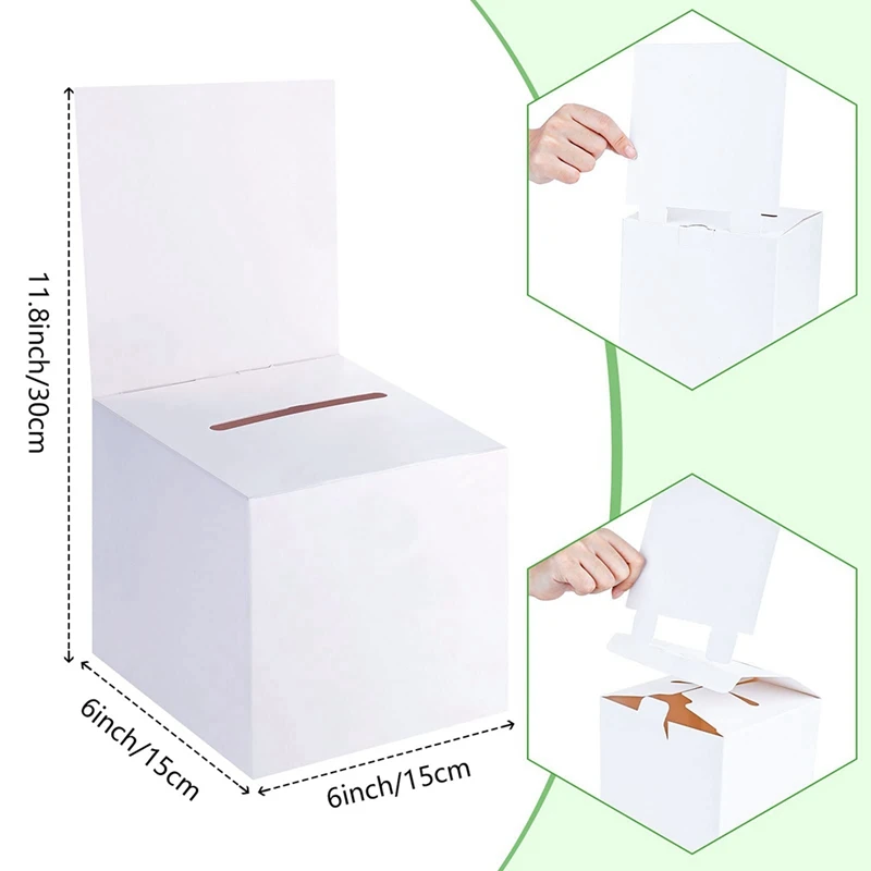 30Piece Raffle Boxes Donation Box For Fundraising With Slot For Ticket And Removable Charity Box
30Piece Raffle Boxes Donation Box For Fundraising With Slot For Ticket And Removable Charity Box