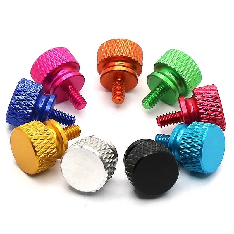 5pcs 6#-32 M3.5 Aluminum Alloy Step Thumb Screw Computer Case Screw Twist Hand Tighten Anodized Multi Colors
5pcs 6#-32 M3.5 Aluminum Alloy Step Thumb Screw Computer Case Screw Twist Hand Tighten Anodized Multi Colors