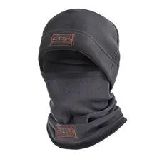 New Winter Fleece Hat Scarf Set Thermal Head Cover Tactical Warm Balaclava Bonnet Face Ski Mask Hat Neck Warmer Sport Cycling