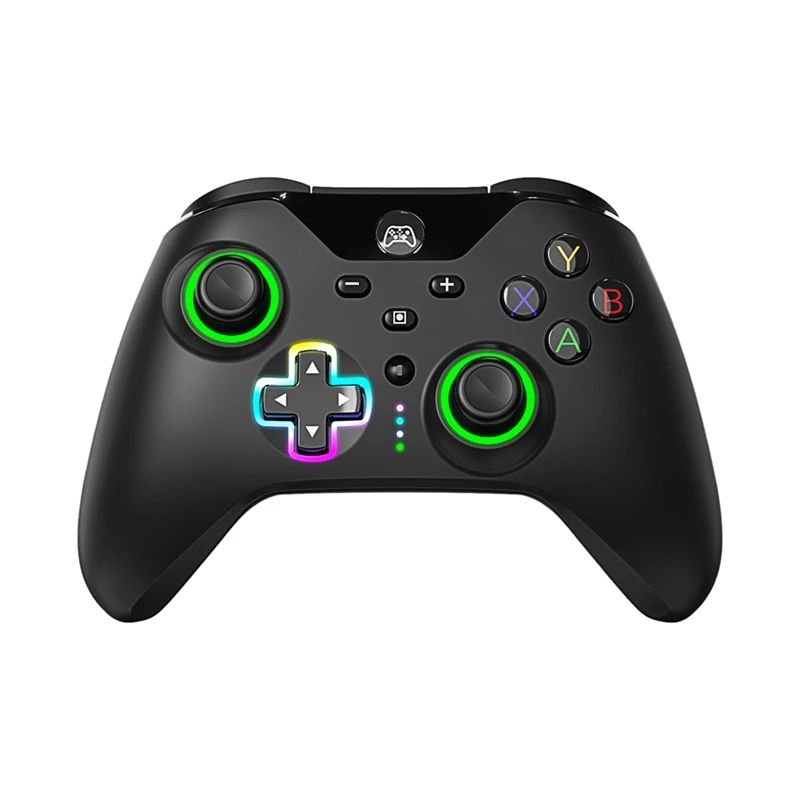 2.4G Wireless Gaming Controller Game Console Controller Joystick With LED Flashing Light Macro Functions For Black
2.4G Wireless Gaming Controller Game Console Controller Joystick With LED Flashing Light Macro Functions For Black