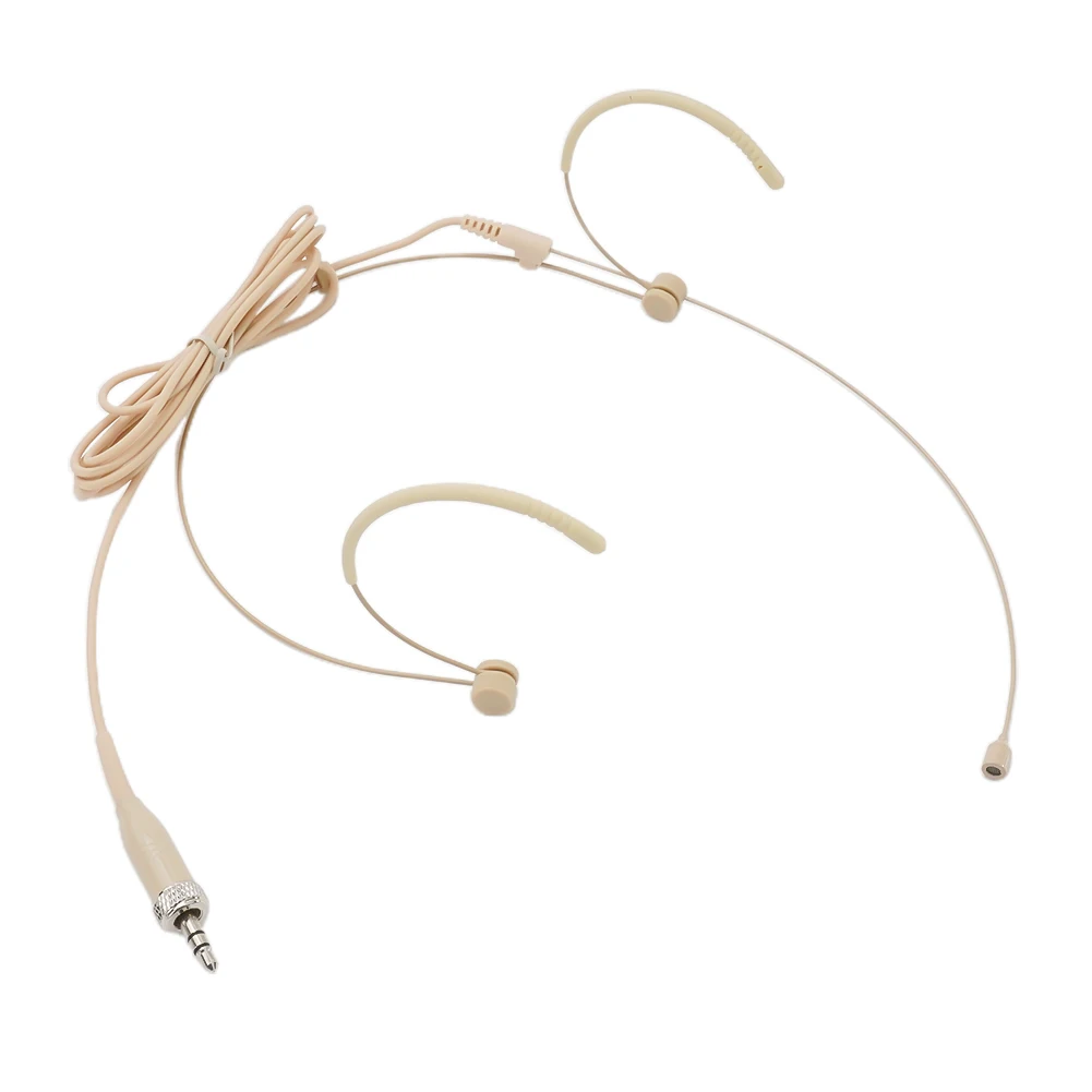 Double Earhook Headset Mic Headworn Microphone For Sennheiser Wireless Beige Plug Headworn Microphone Portable Audio & Video
Double Earhook Headset Mic Headworn Microphone For Sennheiser Wireless Beige Plug Headworn Microphone Portable Audio & Video