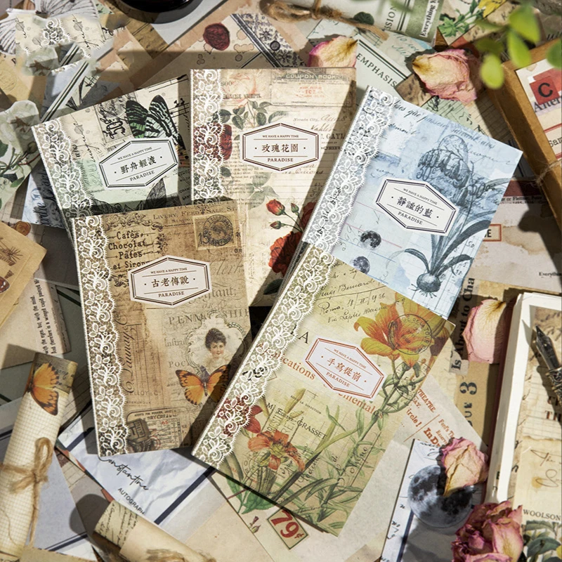 50 Sheets Vintage Memo Pad Stationery Retro Light Paper Decor Scrapbooking Notepad DIY Journal Diary Craft
50 Sheets Vintage Memo Pad Stationery Retro Light Paper Decor Scrapbooking Notepad DIY Journal Diary Craft