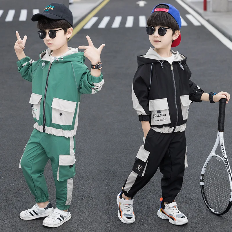 Boys Coat +Pants Kids Sets Cotton 2PCS/Set Sport Suits 2023 New Spring Autumn Teenagers Uniforms Children Clothing
Boys Coat +Pants Kids Sets Cotton 2PCS/Set Sport Suits 2023 New Spring Autumn Teenagers Uniforms Children Clothing