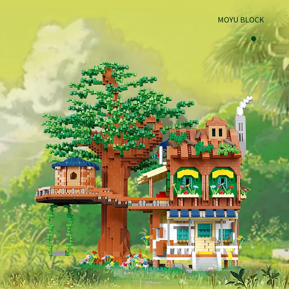 Creative Expert Ideas Morning Tree House Mini Street View MY92014 4076pcs Moc Modular House Bricks Building Block Model Kid Toys
Creative Expert Ideas Morning Tree House Mini Street View MY92014 4076pcs Moc Modular House Bricks Building Block Model Kid Toys