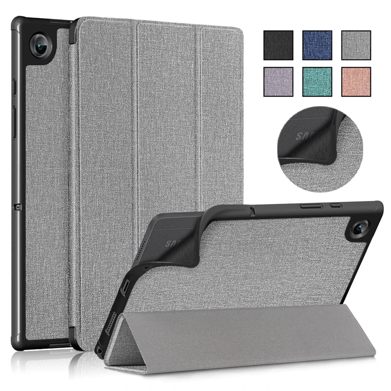 For Samsung Tab A8 10.5 2021 Tablet Case Soft Fabric Silicone Back Fold Smart Cover For Funda Galaxy Tab A8 2021 Case X200 X205
For Samsung Tab A8 10.5 2021 Tablet Case Soft Fabric Silicone Back Fold Smart Cover For Funda Galaxy Tab A8 2021 Case X200 X205