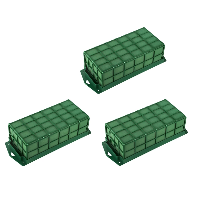 3-Pack Floral Foam Cage Rectangular Planter Stand With Floral Foam Arrangement Supplies, 11.8 X 4.3 X 3.1 Inches 
3-Pack Floral Foam Cage Rectangular Planter Stand With Floral Foam Arrangement Supplies, 11.8 X 4.3 X 3.1 Inches