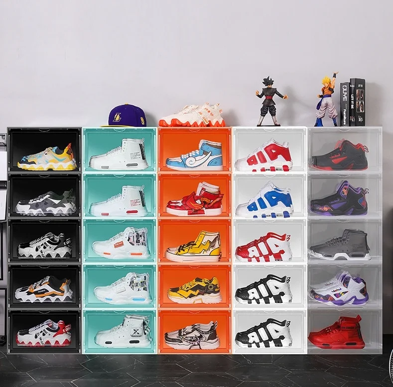 Heavy Hard Shoe Storage Boxes Stackable Sneaker Makeup Organizer Drawer Storage for Toys, Clothes Storage Basket
Heavy Hard Shoe Storage Boxes Stackable Sneaker Makeup Organizer Drawer Storage for Toys, Clothes Storage Basket