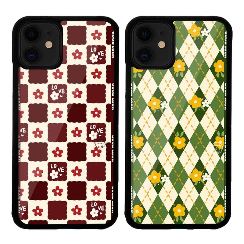 Checkerboard Floral Red Green Phone Case PC For IPhone 13 12 11 Pro Xs X Xr 7 8 Plus Max Se 2020 For Samsung S10 S20 S21 S30
Checkerboard Floral Red Green Phone Case PC For IPhone 13 12 11 Pro Xs X Xr 7 8 Plus Max Se 2020 For Samsung S10 S20 S21 S30