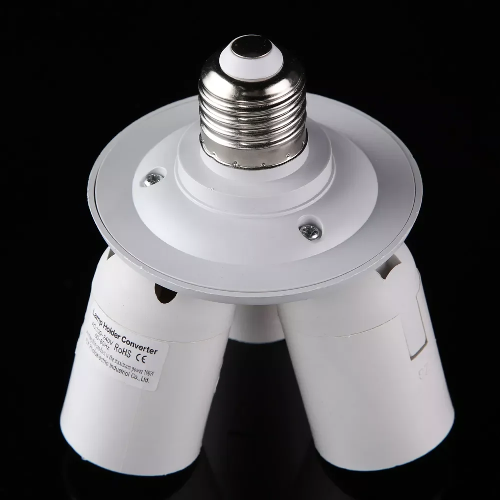 3/4 in1 E27 Lamp Holder 110V-240V Socket Splitter Lighting Lamp Adjustable Bulb Adapter Holder E27 Base Socket Converter
3/4 in1 E27 Lamp Holder 110V-240V Socket Splitter Lighting Lamp Adjustable Bulb Adapter Holder E27 Base Socket Converter