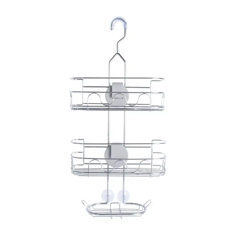 Way Adjustable Metal Shower Caddy, Chrome 
Way Adjustable Metal Shower Caddy, Chrome
