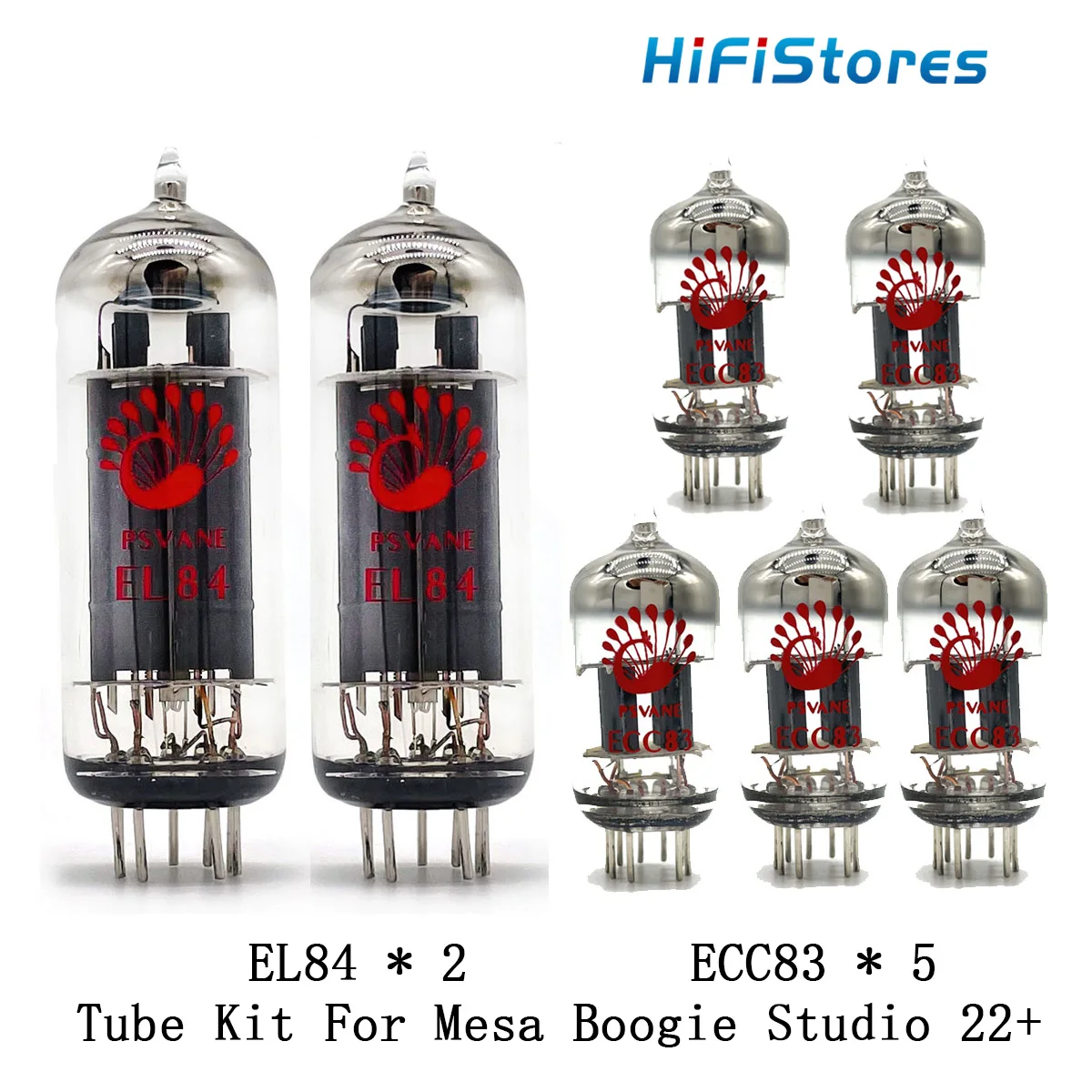 Replacement Valve Guitar Tube Kit For Mesa Boogie Studio 22+ 5PCS ECC83 2PCS EL84 Electronic Audio Vacuum Tube Guitar Amp Cabine
Replacement Valve Guitar Tube Kit For Mesa Boogie Studio 22+ 5PCS ECC83 2PCS EL84 Electronic Audio Vacuum Tube Guitar Amp Cabine