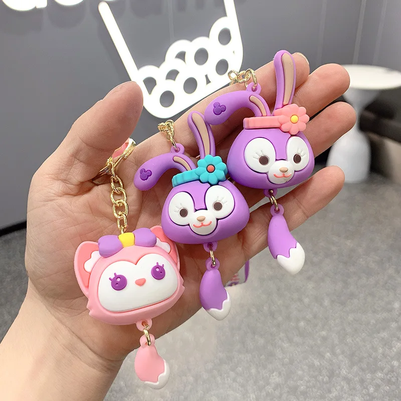 Cute StellaLou Doll Keychain Kawaii LinaBell Little Fox Silicone Girl Keyring Cartoon Schoolbag Small Ornament Car Key Chain
Cute StellaLou Doll Keychain Kawaii LinaBell Little Fox Silicone Girl Keyring Cartoon Schoolbag Small Ornament Car Key Chain