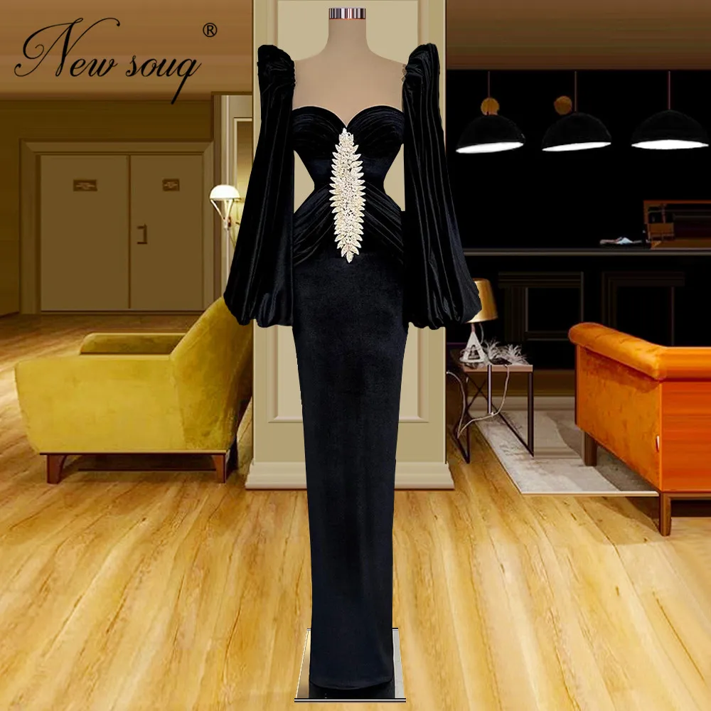 Luxury Long Black Cap Sleeves Evening Dresses Custom Made Velvet Mermaid Slim Prom Party Gowns Women Dance Performance Dress
Luxury Long Black Cap Sleeves Evening Dresses Custom Made Velvet Mermaid Slim Prom Party Gowns Women Dance Performance Dress