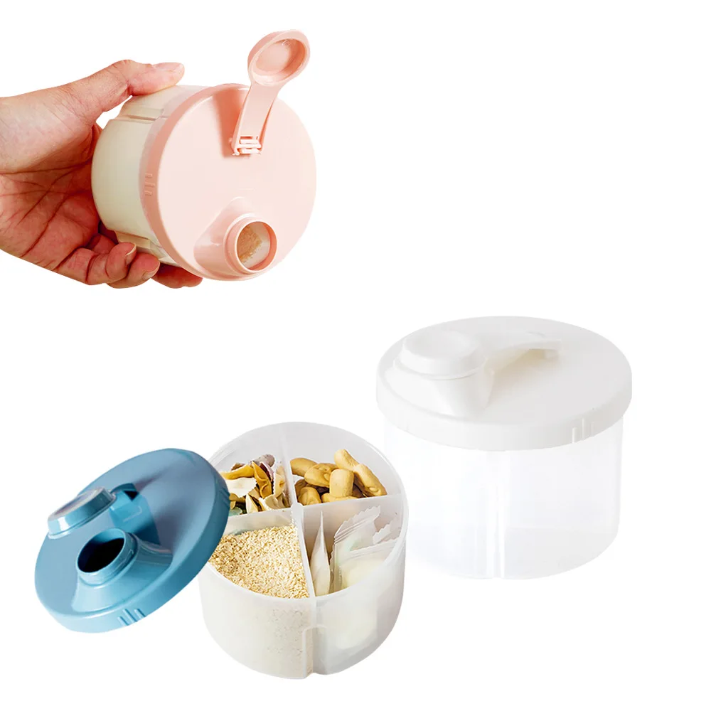 4-Grids Portable Baby Food Storage Box Milk Formula Storage for Infant Leakproof Milk Powder Organizer Container Snacks Box
4-Grids Portable Baby Food Storage Box Milk Formula Storage for Infant Leakproof Milk Powder Organizer Container Snacks Box