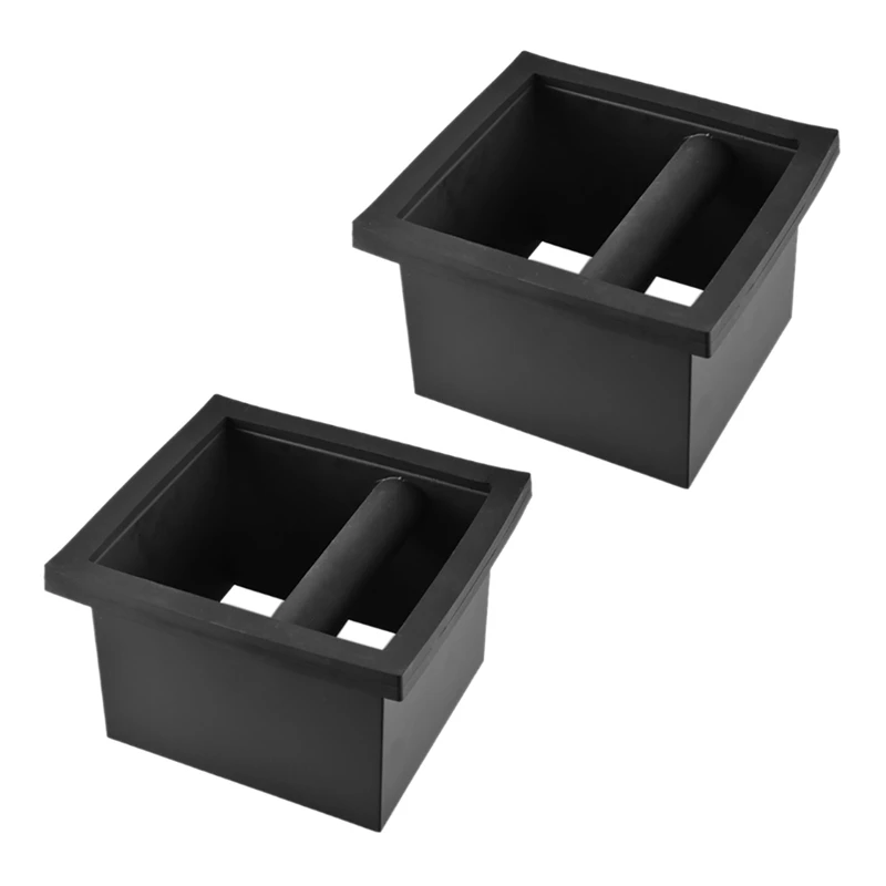 2X Shock-Absorbing Coffee Machine Beat Box Anti-Slip Coffee Grinder Trash Bin With Knock Bar For Barista
2X Shock-Absorbing Coffee Machine Beat Box Anti-Slip Coffee Grinder Trash Bin With Knock Bar For Barista