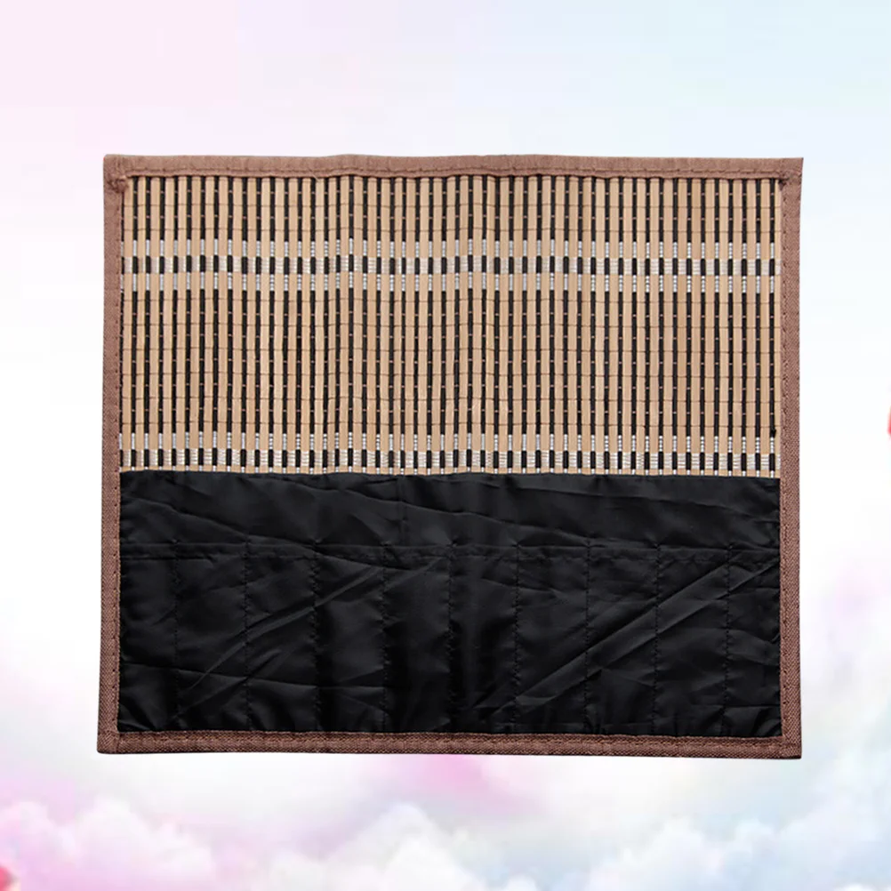 Portable Pencil Pouch Writing Brush Holder Storage Organizer Calligraphy Supplies Bamboo Student 
Portable Pencil Pouch Writing Brush Holder Storage Organizer Calligraphy Supplies Bamboo Student