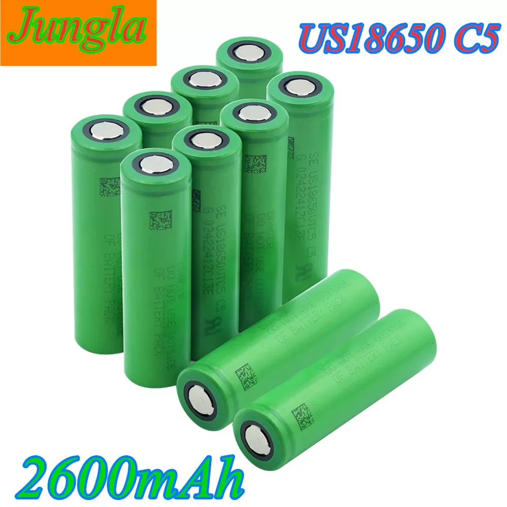 NEW 2022 10Pieces 3.7V Volt Rechargeable US18650 VTC5 2600mAh VTC5 18650 Battery Replacement 3.7V 2600mAh 18650 Batteries
NEW 2022 10Pieces 3.7V Volt Rechargeable US18650 VTC5 2600mAh VTC5 18650 Battery Replacement 3.7V 2600mAh 18650 Batteries