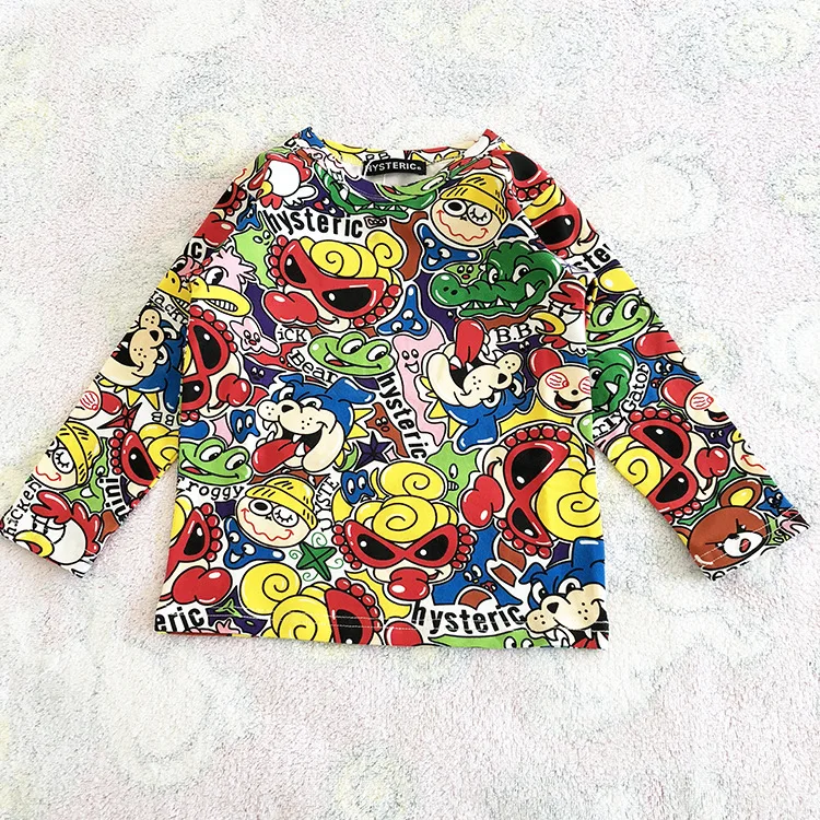 Spring 2022 Black Super Dinosaur Kids Long Sleeve Stretch T-Shirt Printed Pullover for Girls Undershirt
Spring 2022 Black Super Dinosaur Kids Long Sleeve Stretch T-Shirt Printed Pullover for Girls Undershirt