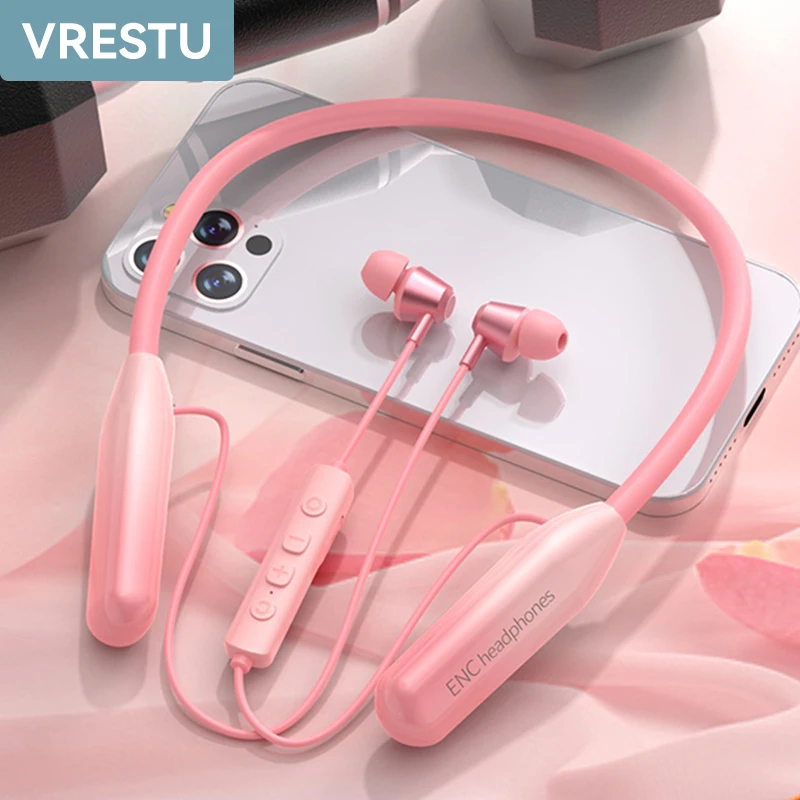 Neckband Wireless Headphone Handsfree Earphone Stereo Sports Magnetic Headphones Microphone IPX5 Waterproof Headset ENC HD Call
Neckband Wireless Headphone Handsfree Earphone Stereo Sports Magnetic Headphones Microphone IPX5 Waterproof Headset ENC HD Call