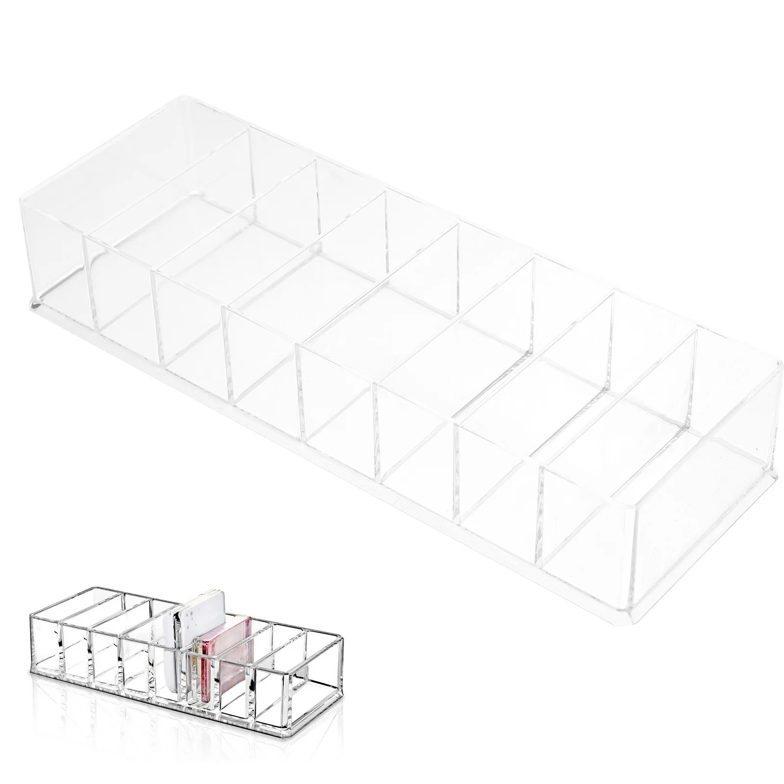 8 Grids Comb Storage Box Organizer Makeup Case Tools Lipstick Display Rack Container Stand
8 Grids Comb Storage Box Organizer Makeup Case Tools Lipstick Display Rack Container Stand