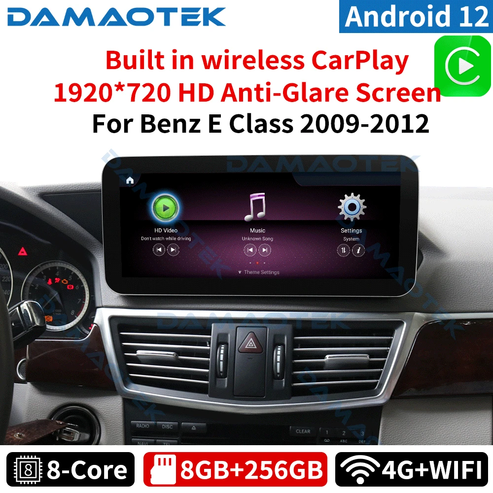 Автомагнитола DamaoTek, Android 12,0, 10,25 дюйма, GPS для Mercedes Benz E Coupe C207 Coupe E200 E230 E260 2009 - 2016 CarPlay
Автомагнитола DamaoTek, Android 12,0, 10,25 дюйма, GPS для Mercedes Benz E Coupe C207 Coupe E200 E230 E260 2009 - 2016 CarPlay