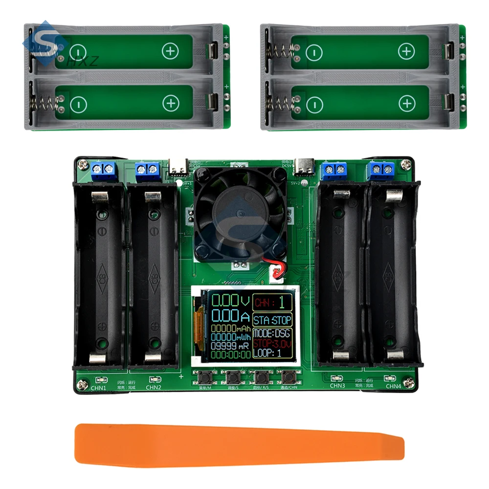 Gaqqee 4-канальный тестер емкости аккумуляторов 18650 21700
Gaqqee 4-канальный тестер емкости аккумуляторов 18650 21700