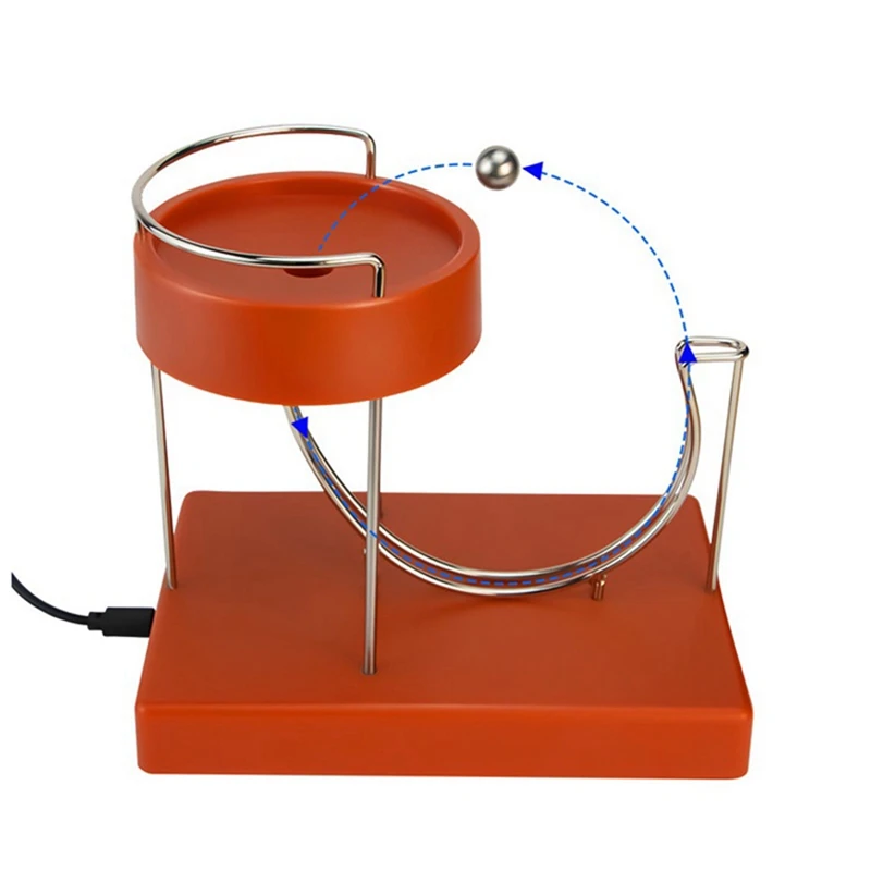 Movement Machine Kinetic Ornaments Art Motion Inertial Ornaments Metal Automatic Creative Jumping Table Toy Orange Red
Movement Machine Kinetic Ornaments Art Motion Inertial Ornaments Metal Automatic Creative Jumping Table Toy Orange Red