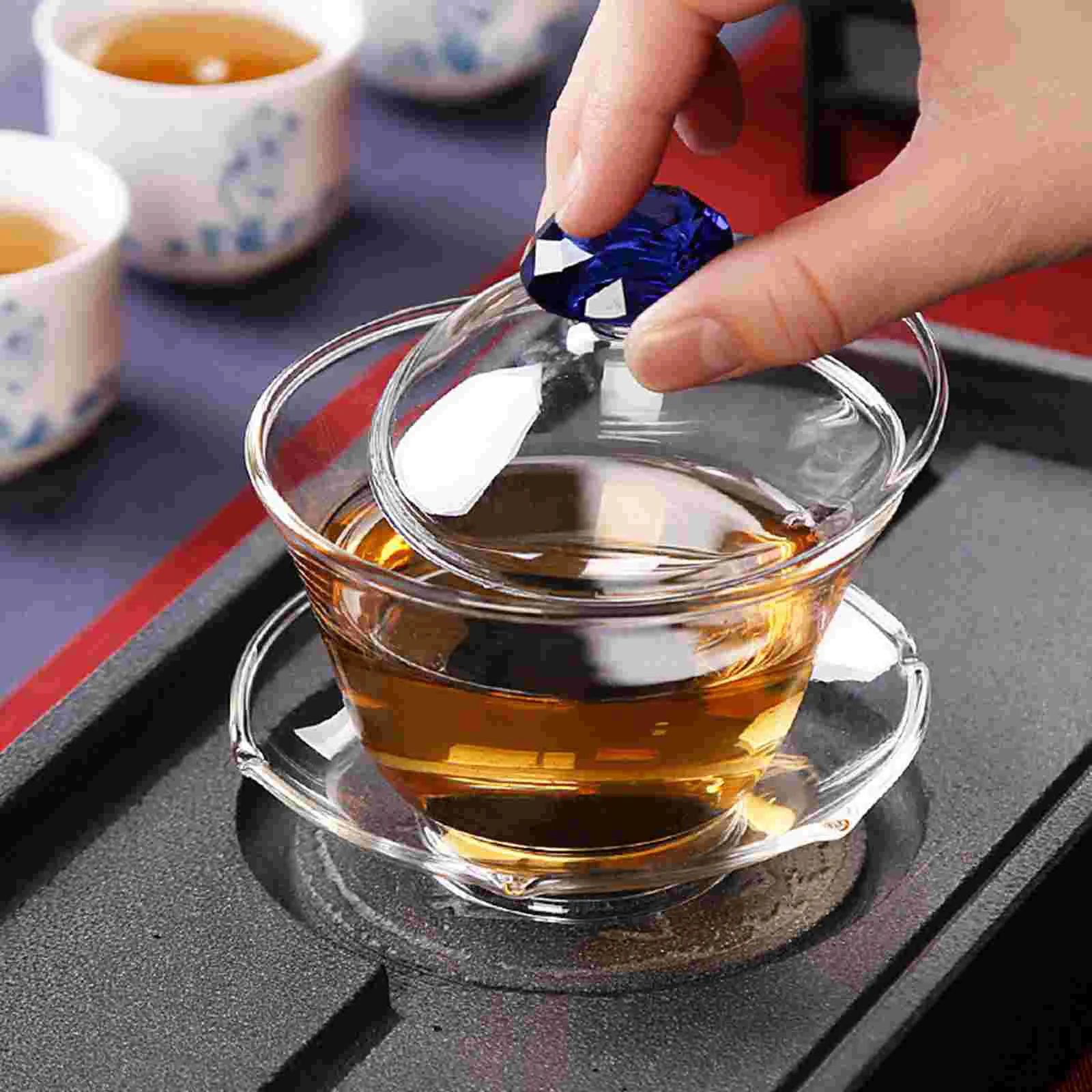Glass Fu Gaiwan Tea Set with Lid Saucer Gaiwan Kungfu Teacup Traditional Chinese Teaware Tea Set Chinese Fu Tea Cup Glass Tea
Glass Fu Gaiwan Tea Set with Lid Saucer Gaiwan Kungfu Teacup Traditional Chinese Teaware Tea Set Chinese Fu Tea Cup Glass Tea